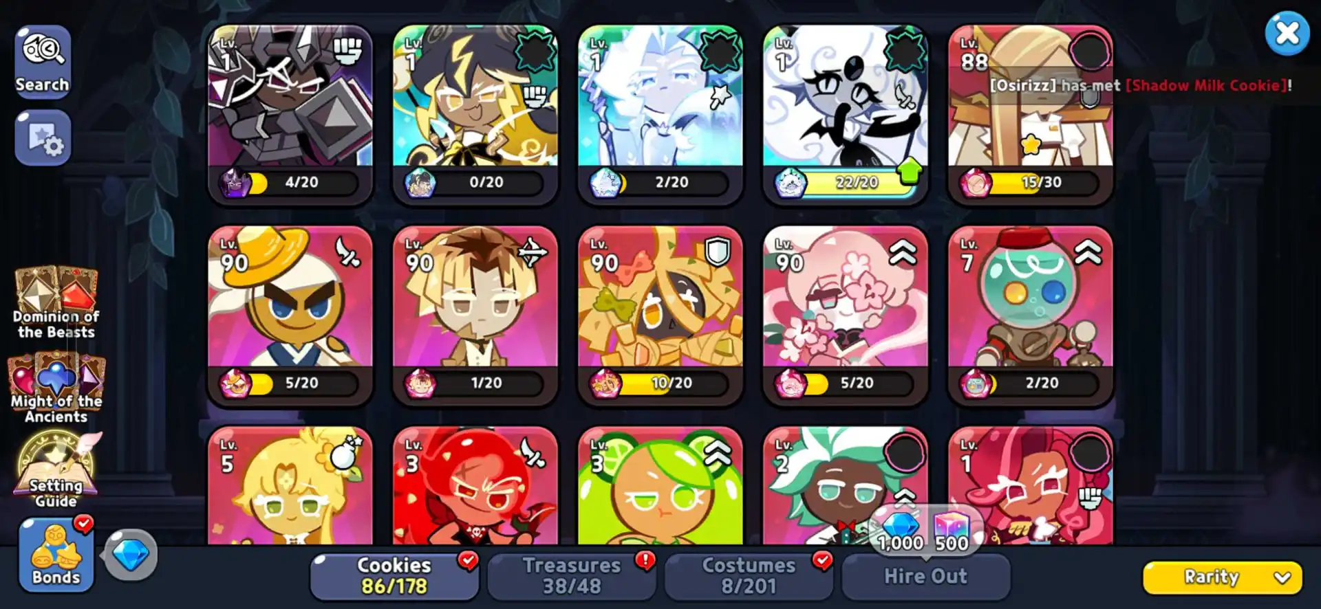 Screenshot_20260811_235738_Cookie_Run_Kingdom 1M+ Crystals + 2000+ Cookie Cutters + Limited Cookies 💎CRK – Global Server MYTHIC Account💎 24/7 INSTANT DELIVERY - Image 1