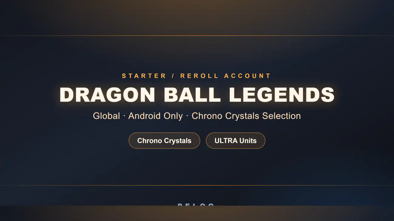Dragon Ball Legends Android accounts — Chrono Crystals selection — PELOQ