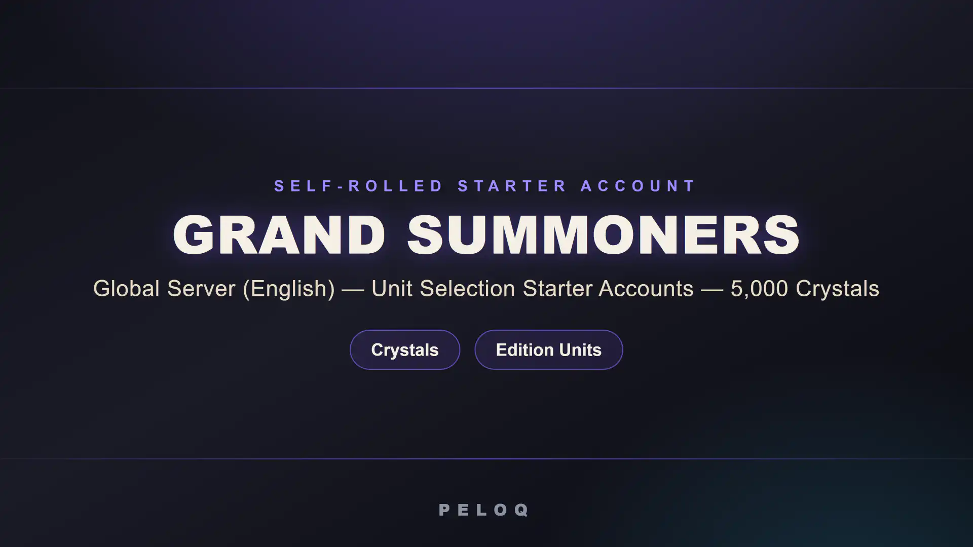 grand-summoners-2-banner Grand Summoners Starter Accounts - Global Server (English) - Editions with 5,000 Crystals - Image 1