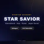 Star Savior starter accounts — PELOQ
