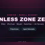 Zenless Zone Zero starter accounts — Global server — PELOQ