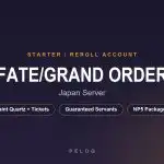 Fate/Grand Order Japan server starter account — Saint Quartz, Summon Tickets and guaranteed servants — PELOQ