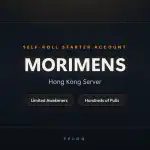 Morimens self-roll starter account for the Hong Kong server — named limited Awakeners and banked pulls — PELOQ